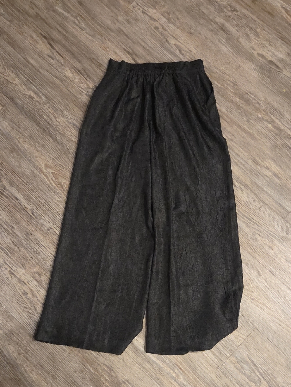 House of Harlow 1960 Black Wide-Leg Pull-On Palazzo Trousers